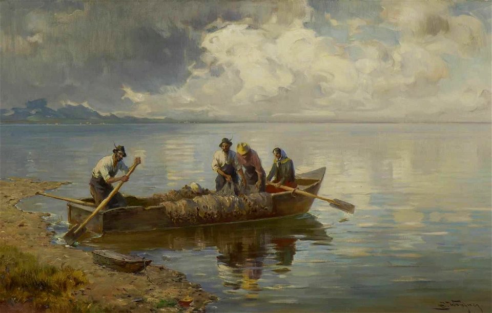 Josef Wopfner - Chiemseefischer
