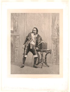 Written in pencil) E.L. Davenport as Sir Giles Overbach in a new way to pay old debts 1863 LCCN2004669589