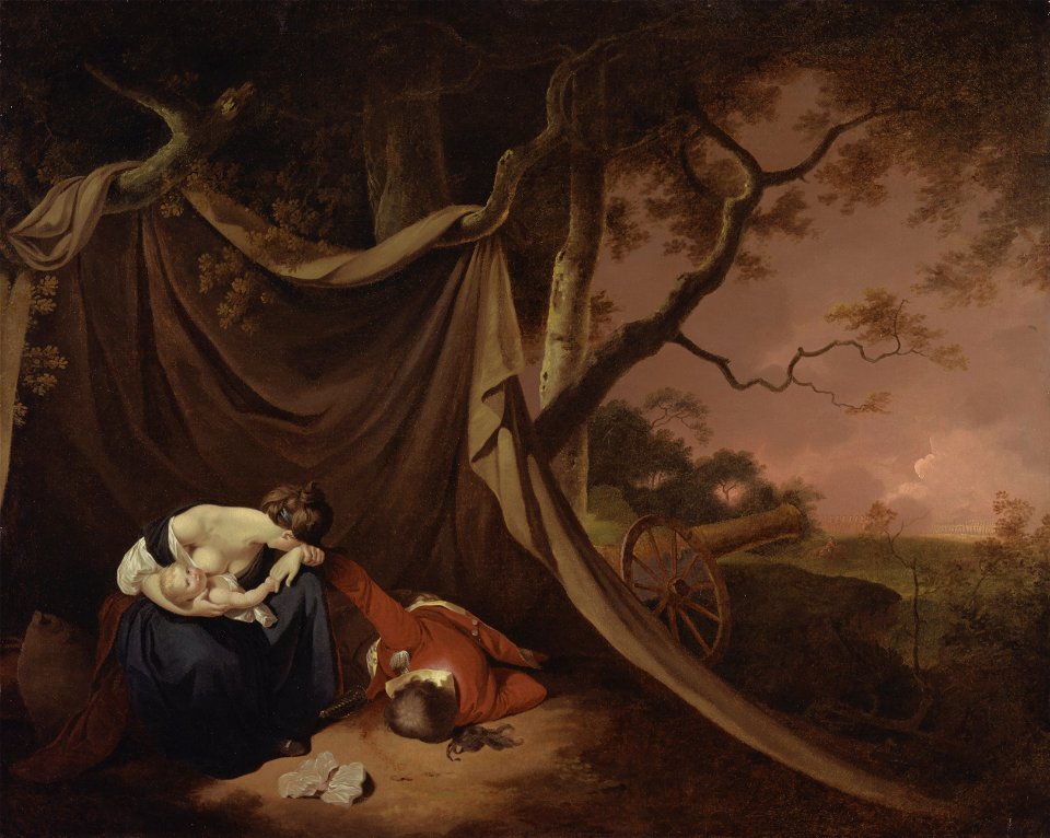 Joseph Wright of Derby - The Dead Soldier - Google Art Project