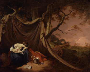 Joseph Wright of Derby - The Dead Soldier - Google Art Project