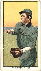 Woodie Thornton, Mobile Team, baseball card portrait LCCN2008676886