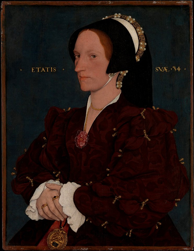 Workshop of Hans Holbein the Younger - Portrait of Margaret Wyatt, Lady Lee (1540)