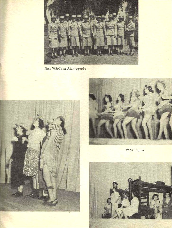 Women's Army Corps, Alamogordo Army Airfield New Mexico photo pictorial (page 19 crop)