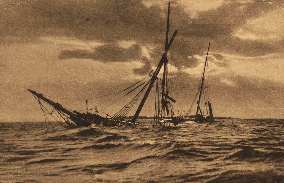 Wrack der Bandaneira bei Helgoland