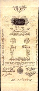 WSB 5 Gulden 1796 obverse