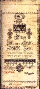 WSB 50 Gulden 1784 obverse