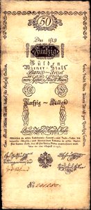 WSB 50 Gulden 1796 obverse