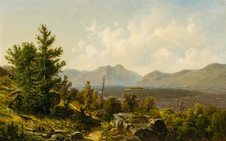 On the Hudson by Alexander Helwig Wyant