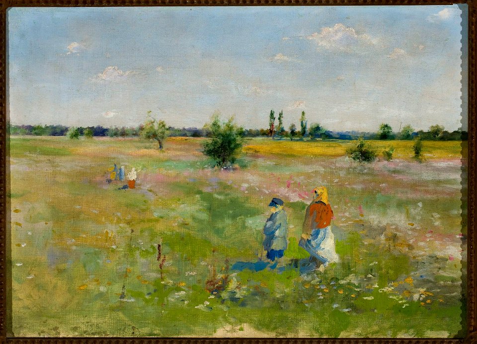 Władysław Podkowiński - In the meadow - MP 4336 MNW - National Museum in Warsaw