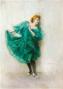 Władysław Podkowiński - Dancer - MNK II-b-821 - National Museum Kraków