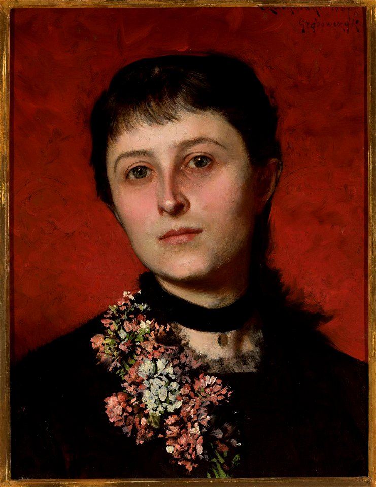 Władysław Czachórski - Portrait of Maria Godlewska née Popiel (1853–1900) - MP 2159 - National Museum in Warsaw