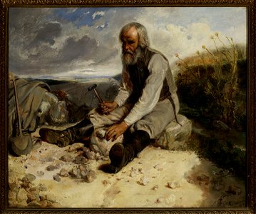 Władysław Łuszczkiewicz - Stonemason - MP 5329 MNW - National Museum in Warsaw