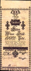 WSB 100 Gulden 1784 obverse