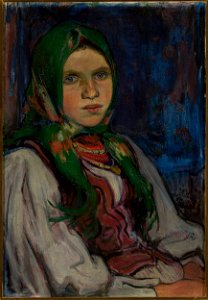 Władysław Ślewiński - Peasant girl - MP 114 MNW - National Museum in Warsaw