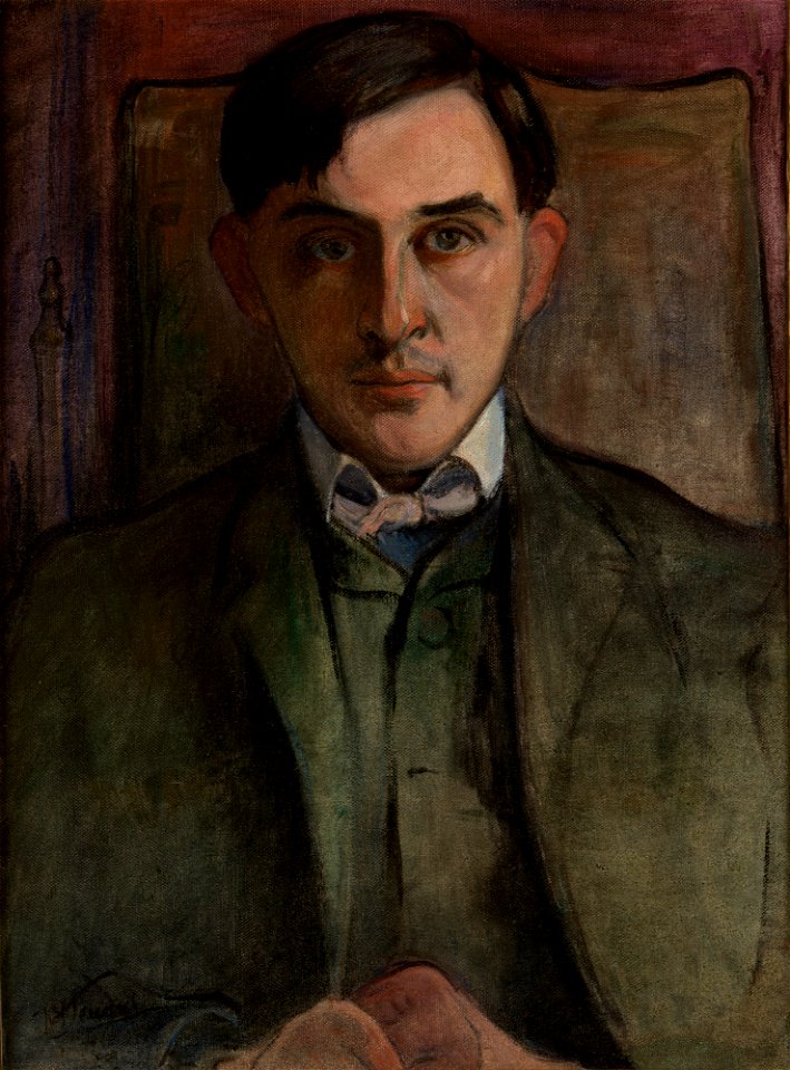 Władysław Ślewiński - Portrait of Stanisław Ignacy Witkiewicz - MNK II-b-1213 - National Museum Kraków