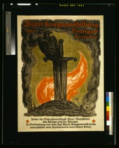 Württ. Kriegsausstellung, 1916 Stuttgart Mai-September - Cissarz. LCCN2004665835