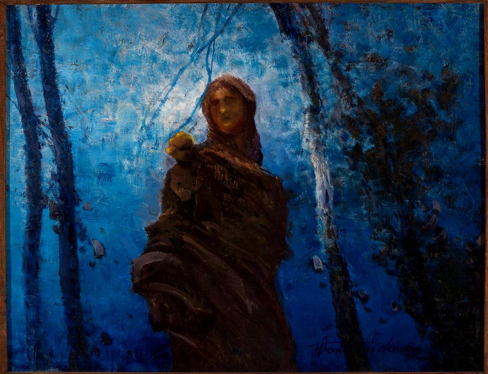 Władysław Wankie - Moon night - MP 954 MNW - National Museum in Warsaw