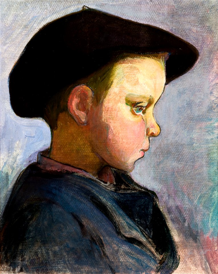 Władysław Ślewiński - Study of a Boy - MNK II-b-519 - National Museum Kraków