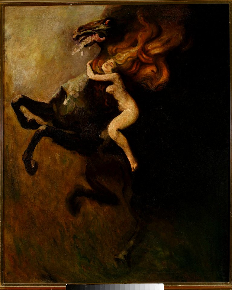 Władysław Podkowiński - Frenzy, sketch - MP 2018 MNW - National Museum in Warsaw
