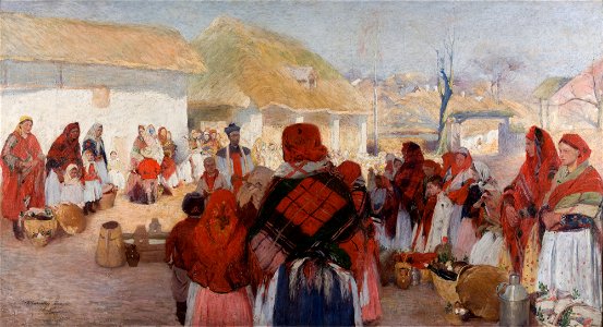 Włodzimierz Tetmajer - Blessing of Easter Food - MNK II-b-9 - National Museum Kraków
