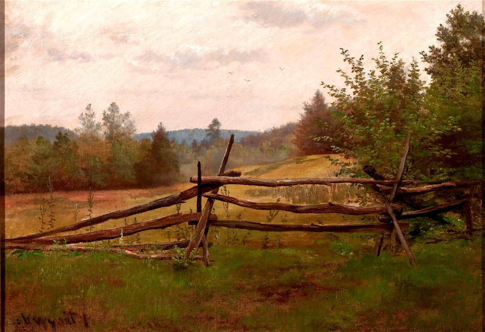Split Rail Fence-Alexander Helwig Wyant