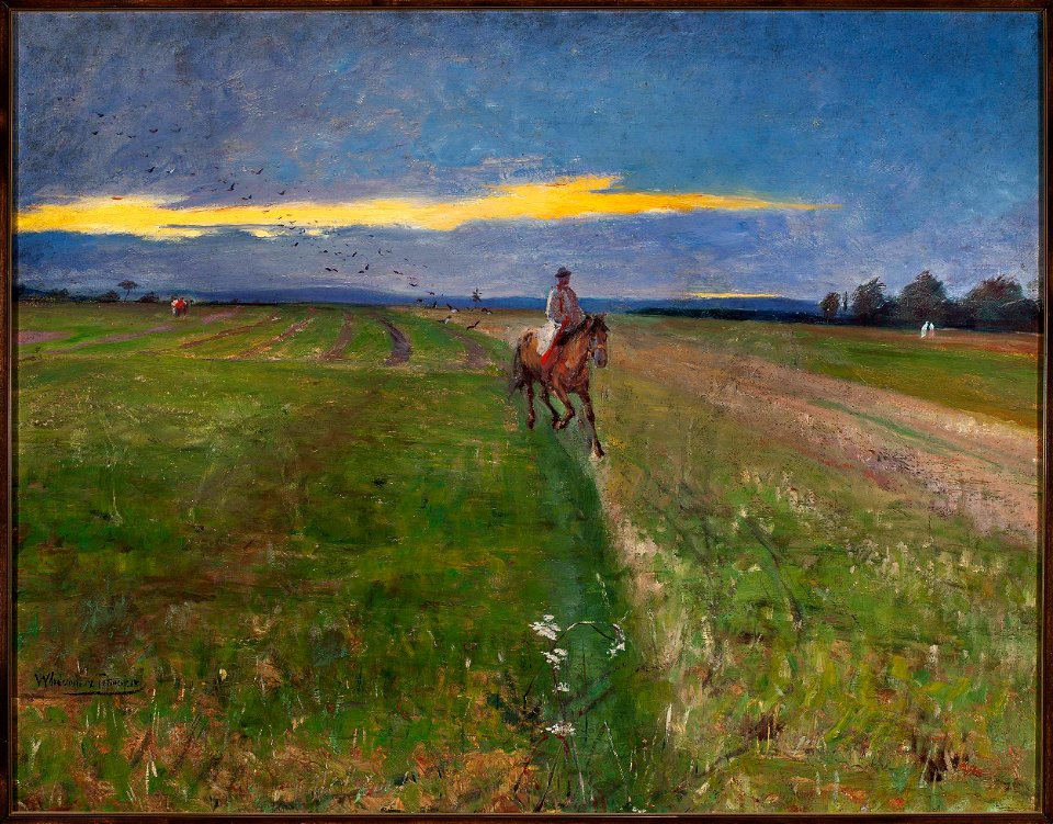 Włodzimierz Tetmajer - Peasant on horseback - MP 3846 MNW - National Museum in Warsaw