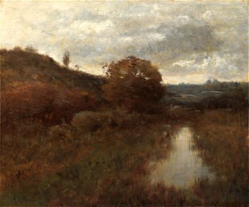 Alexander H. Wyant - Autumn Landscape and Pool - 1927.390 - Cleveland Museum of Art