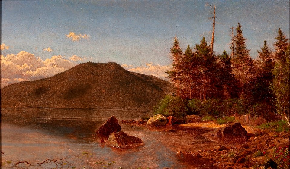 Adirondack Lake-Alexander Helwig Wyant - Free Stock Illustrations ...