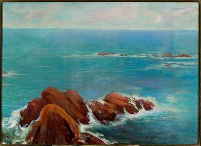 Władysław Ślewiński - Rocks in Belle-Ille - MP 825 MNW - National Museum in Warsaw