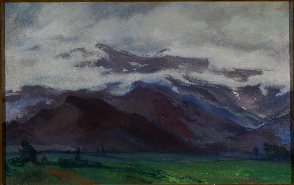 Władysław Ślewiński - Clouds over flatland below the Tatra Mountains - MP 144 MNW - National Museum in Warsaw
