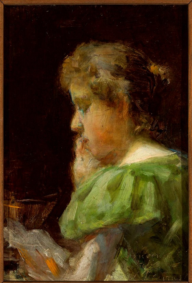 Władysław Ślewiński - Portrait of a woman - MP 115 MNW - National Museum in Warsaw