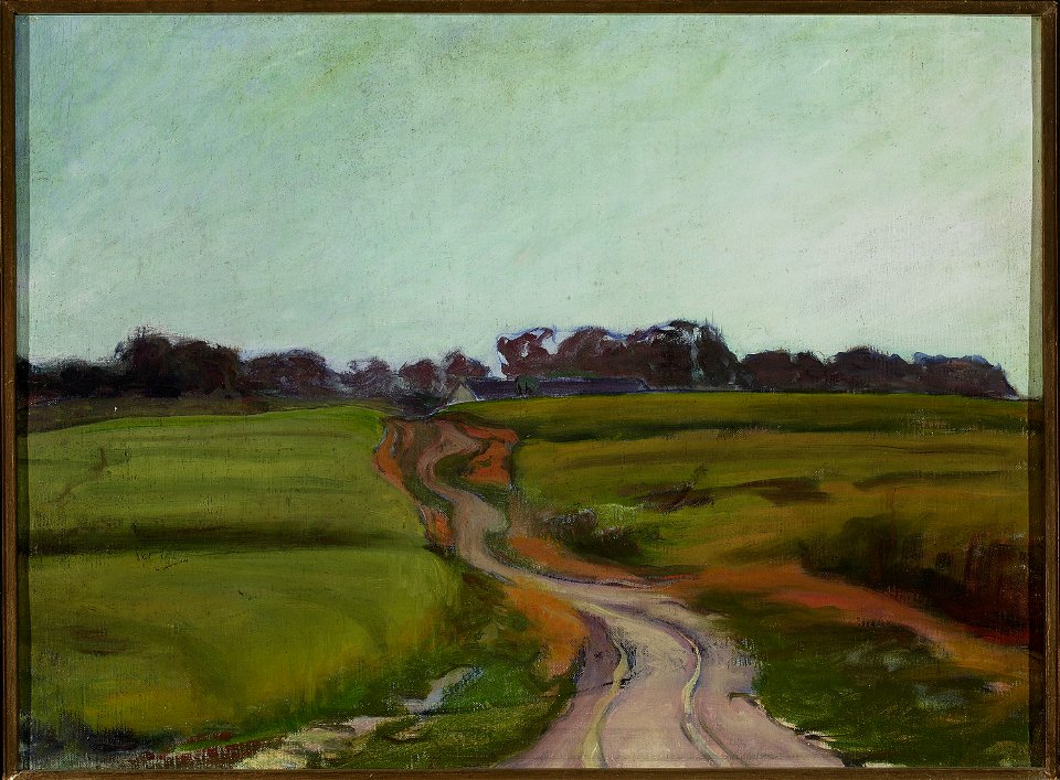Władysław Ślewiński - Road among fields - MP 141 MNW - National Museum in Warsaw