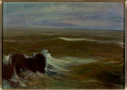 Władysław Ślewiński - Rough sea - MP 744 MNW - National Museum in Warsaw