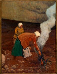 Władysław Wankie - Harvesting potatoes - MP 4355 - National Museum in Warsaw