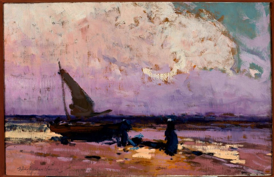 Władysław Wankie - Sea and a sail boat - MP 953 - National Museum in Warsaw
