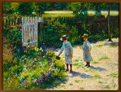 Władysław Podkowiński - Children in the garden - MP 340 - National Museum in Warsaw