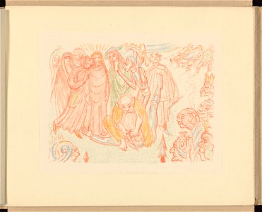 XVII. Le baiser de Judas , print by James Ensor, , Prints Department, Royal Library of Belgium, III 59887 B (18)