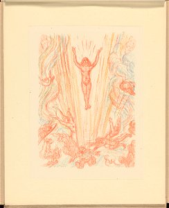 XXVIII. L'Ascension , print by James Ensor, , Prints Department, Royal Library of Belgium, III 59887 B (29)