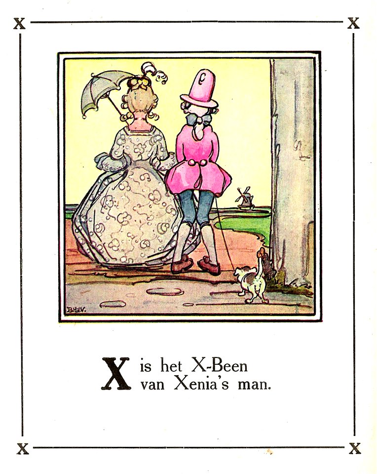 X-Been uit A dat is Aafje (1918) van Bas van der Veer