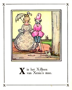 X-Been uit A dat is Aafje (1918) van Bas van der Veer