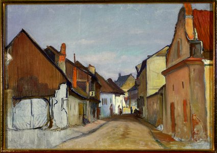Władysław Ślewiński - Lubelska Street in Kazimierz Dolny - MP 749 - National Museum in Warsaw