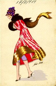 Xavier Sager Woman with fur 2