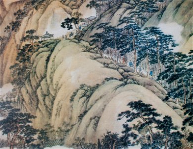 Xu Yang - Mountain trail meandering among the pines