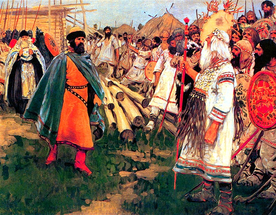 Yan Vyshatich and pagans
