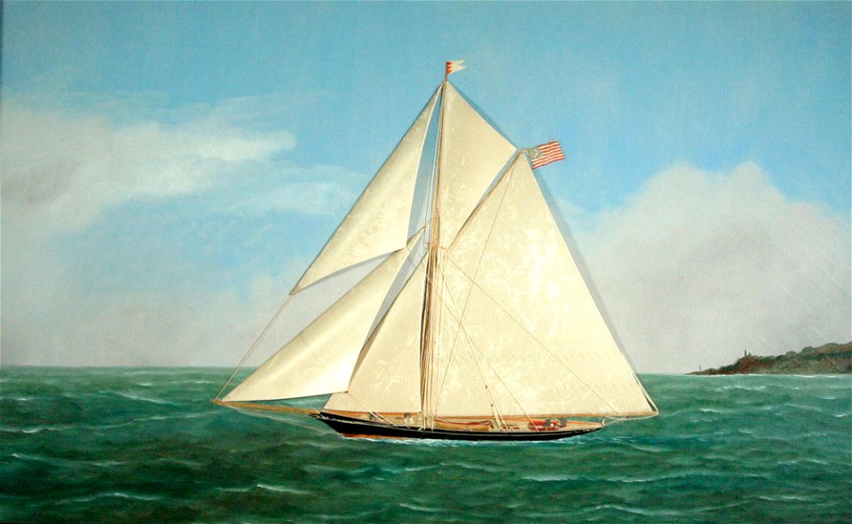 Yacht Liris, New York Sloop, by Thomas Willis