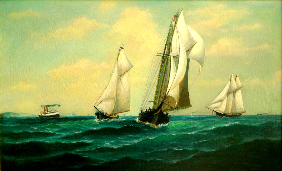 Yachts Racing on the Great Lakes, by William Torgerson