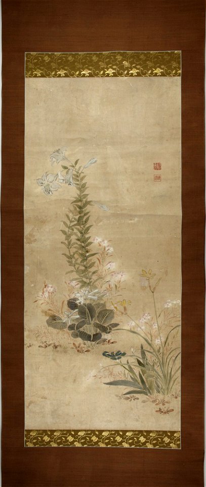 Yamamoto Baiitsu - Spring Flowers - 2020-678 a-b - Princeton University Art Museum