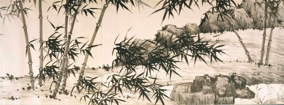 Xia Chang, Chinese - Bamboo under Spring Rain - Google Art Project