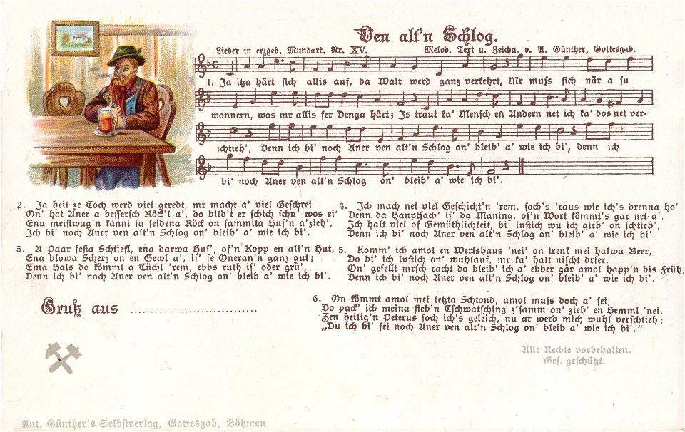 XV - Ven alt'n Schlog (1903)