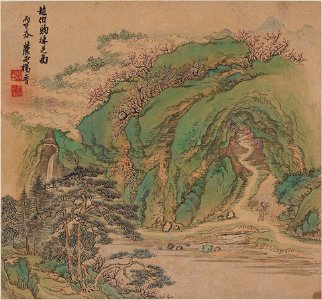 Yang Jin - Leaf from Album of Landscape - 1965.130f - Yale University Art Gallery